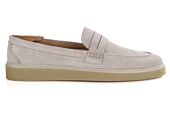 Mocassin homme Velours Greige - BOKEELA
