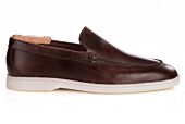 Mocassin homme chocolat patiné à la main - MANASOTA III