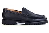 Mocassin homme en cuir grainé noir - PIERSON