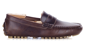 Mocassin Homme Cuir Brun Foncé - FERGUSON