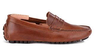 Mocassin Homme - Cuir Châtaigne - FERGUSON