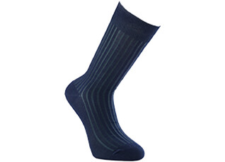 Chaussettes ville homme fil d’Écosse Marine et Vert