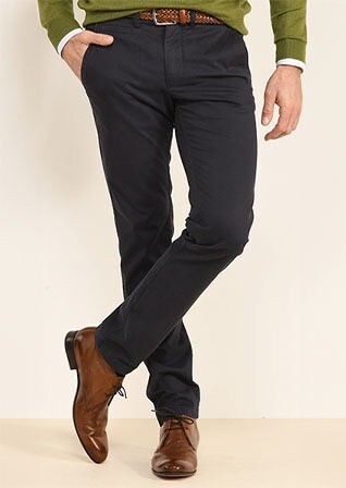 Pantalon chino homme Marine - KYRK