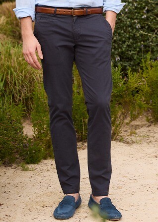 Pantalon chino homme Navy Foncé - KYRK