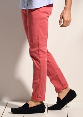 Pantalon chino homme Framboise - KYRK