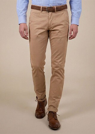 Pantalon chino homme Camel - KYRK