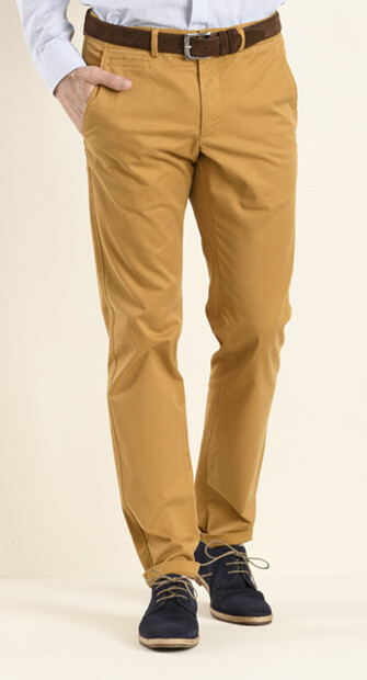 Pantalon chino homme Tabac - KYRK
