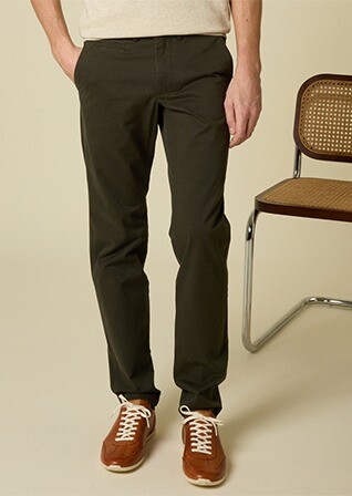 Pantalon chino homme Vert Foncé - KYRK