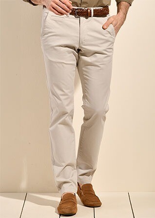 Pantalon chino homme Greige - KYRK