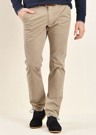 Pantalon chino homme Taupe Clair - KYRK