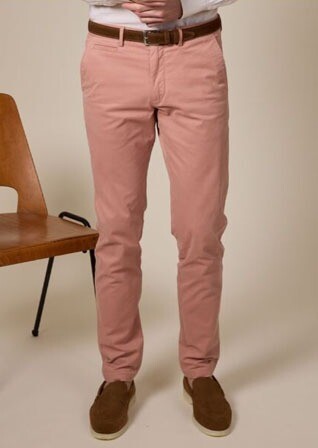 Pantalon chino homme vieux Rose - KYRK