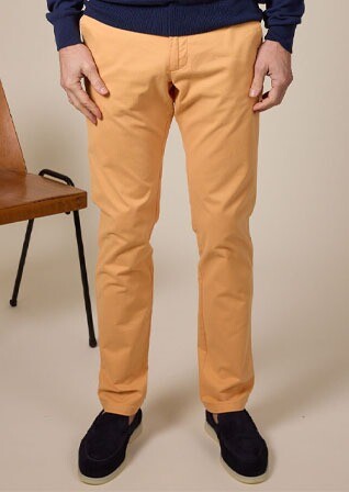Pantalon chino homme Orange Pâle - KYRK