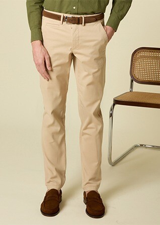 Pantalon chino homme Beige Foncé - KYRK
