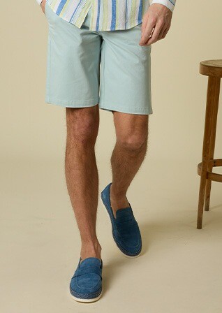 Bermuda chino homme - Eucalyptus - BARRY