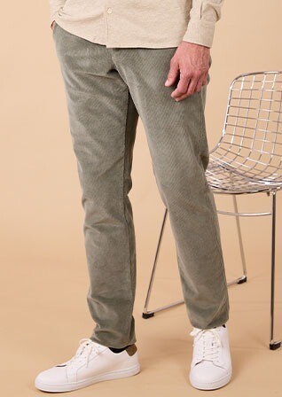 Pantalon Chino - Vert Eucalyptus - NORMAN