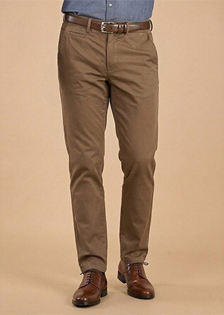 Pantalon chino homme Chocolat - NIGEL II