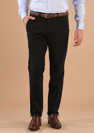 Pantalon chino homme Noir - NIGEL II