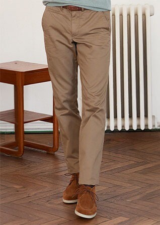 Pantalon chino homme Taupe Clair - NIGEL II