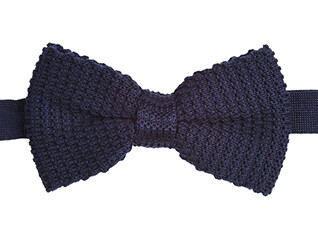 Noeud Papillon homme Tricot Marine