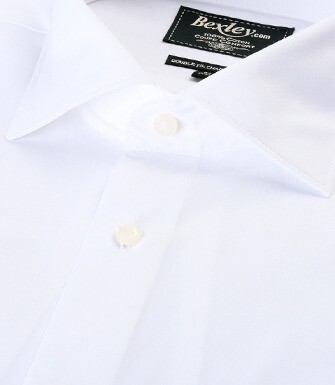 Chemise blanche en coton - Poche poitrine - ALBERTO II CLASSIC