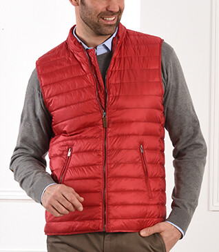 Doudoune sans manches homme Rouge - NIELS