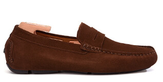 Mocassin homme été Velours Havane - SEACREST II