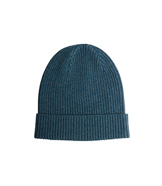 Bonnet laine homme Vert Foncé Chiné - BENNETH