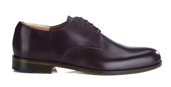 Derbies homme Bordeaux semelle cuir - DOVER