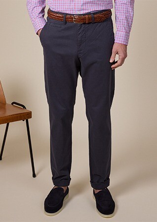 Pantalon chino pour homme Navy Foncé - JERRY II