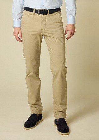 Pantalon chino pour homme Beige Mastic - JERRY II