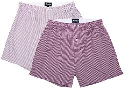Caleçon homme en coton assorti Rouge et Blanc - ELON