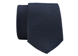 Cravate homme en soie faux-uni vert foncé et bleu ciel