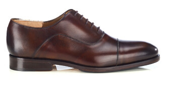 Richelieu homme en cuir - Chocolat Nuancé - GRAKLEY