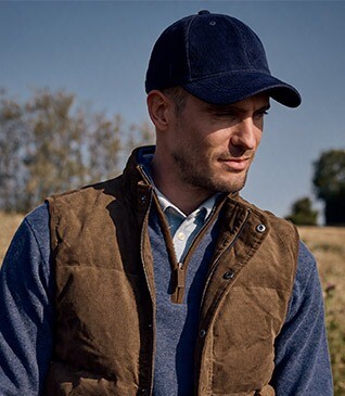 Casquette homme en Velours Navy - BRADWELL II