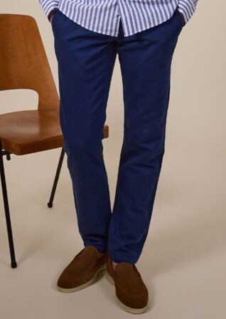 Pantalon chino homme Indigo - KASEY