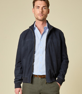 Blouson Velours - Navy - SEAVER