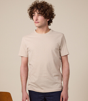 Tee-shirt Coton/Lin - Greige - ENIAS
