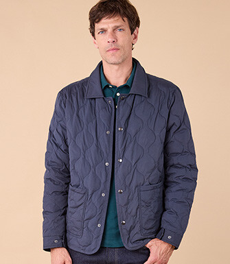 Doudoune Matelassée en Navy - NORSTEN