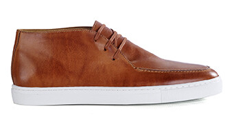 Sneaker montant Homme - Chataigne Patiné - TAHARA