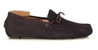 Mocassin Homme en Velours Charbon - FLAGAMI II