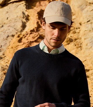 Casquette pour homme en Lin Ecru - BRADWELL II