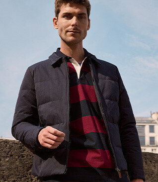 Doudoune légère homme en duvet navy - ELLIS