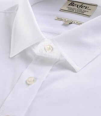 Chemise blanche coton popeline - Col français - LOUIS