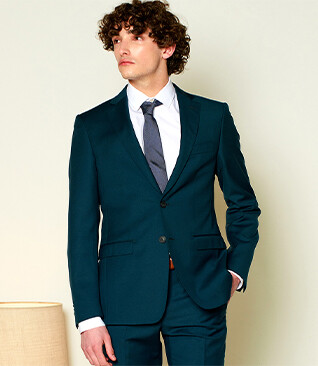Veste de costume homme Vert Bouteille - LAZARE