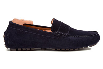 Mocassin été homme cuir Velours Marine - FERGUSON