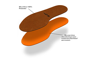 Semelle Latex Spécial Confort orange