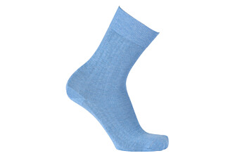 Chaussettes homme fines coton Bleu Chiné