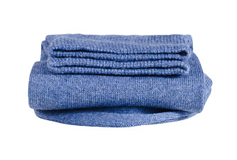 Chaussettes homme fines coton Bleu Moyen Chiné