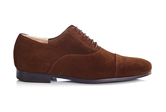 Richelieu homme - Velours Havane - LENNOX GOMME URBAN