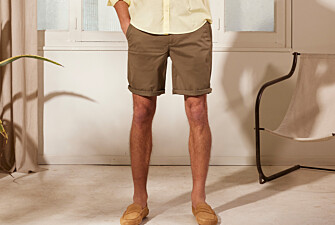 Bermuda chino homme Olive foncé - BARRY